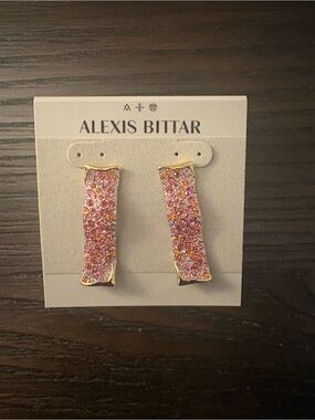 NEW Alexis Bittar Pave Crystal Earrings
